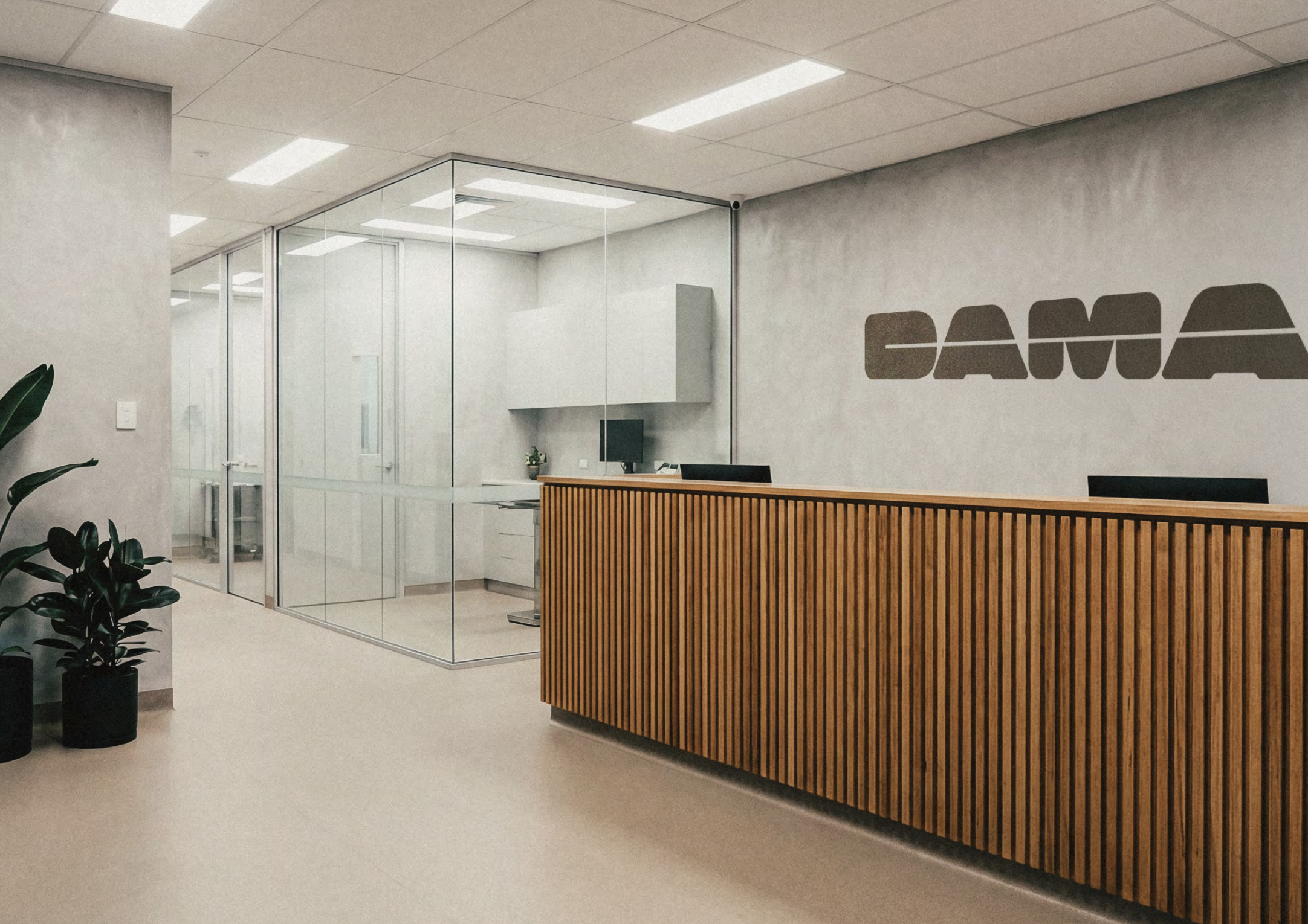 The Dama Vet reception area